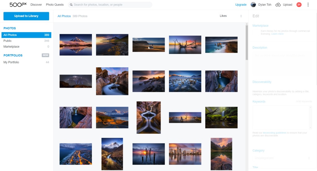 These are our most 'liked' images on 500px. The first three also happen to be personal favourites. the rest are nearly all from this year . That doesn't fool me into thinking I've been an awesome photographer this year. This just means that this year, we've boomed on 500px.  Nothing more, nothing less.